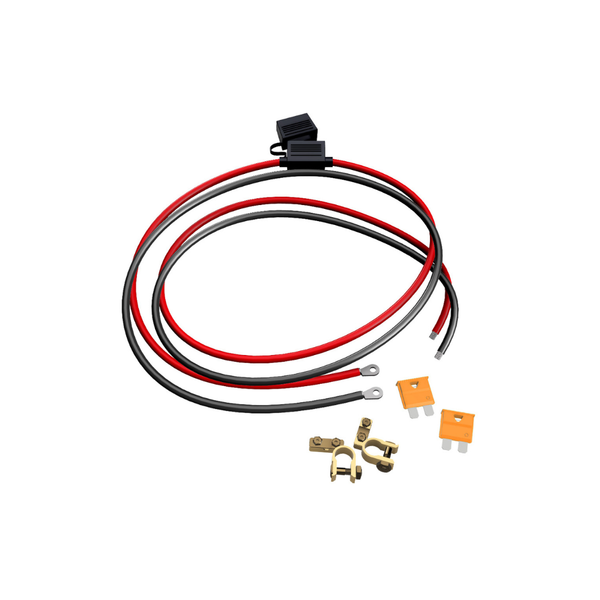 Batteriekabel 1,5 m 6 mm² M8 mit Sicherungshalter & Polklemmen
