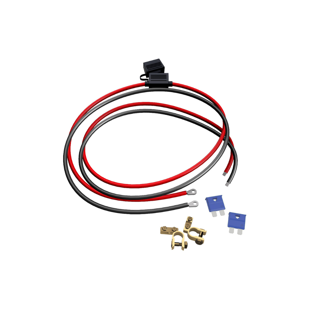 Batteriekabel 1,5 m 6 mm² M8 mit Sicherungshalter & Polklemmen