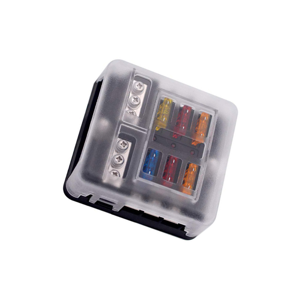 6-Fach Sicherungshalter mit LED-Anzeige