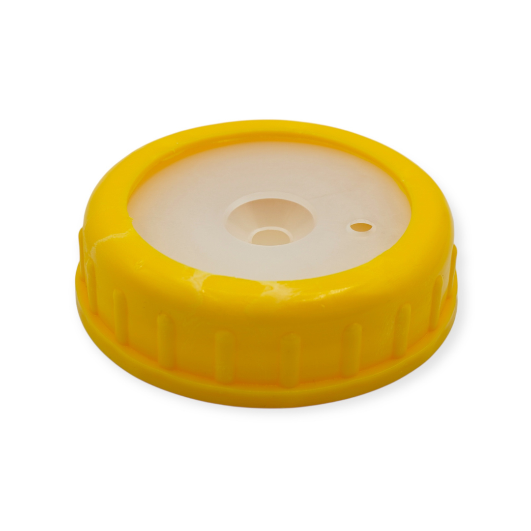 Schraubring DIN 96 mit Staubkappe 2-Loch