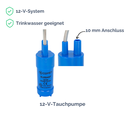 Camping-Wasserset 12-V mit Kanister