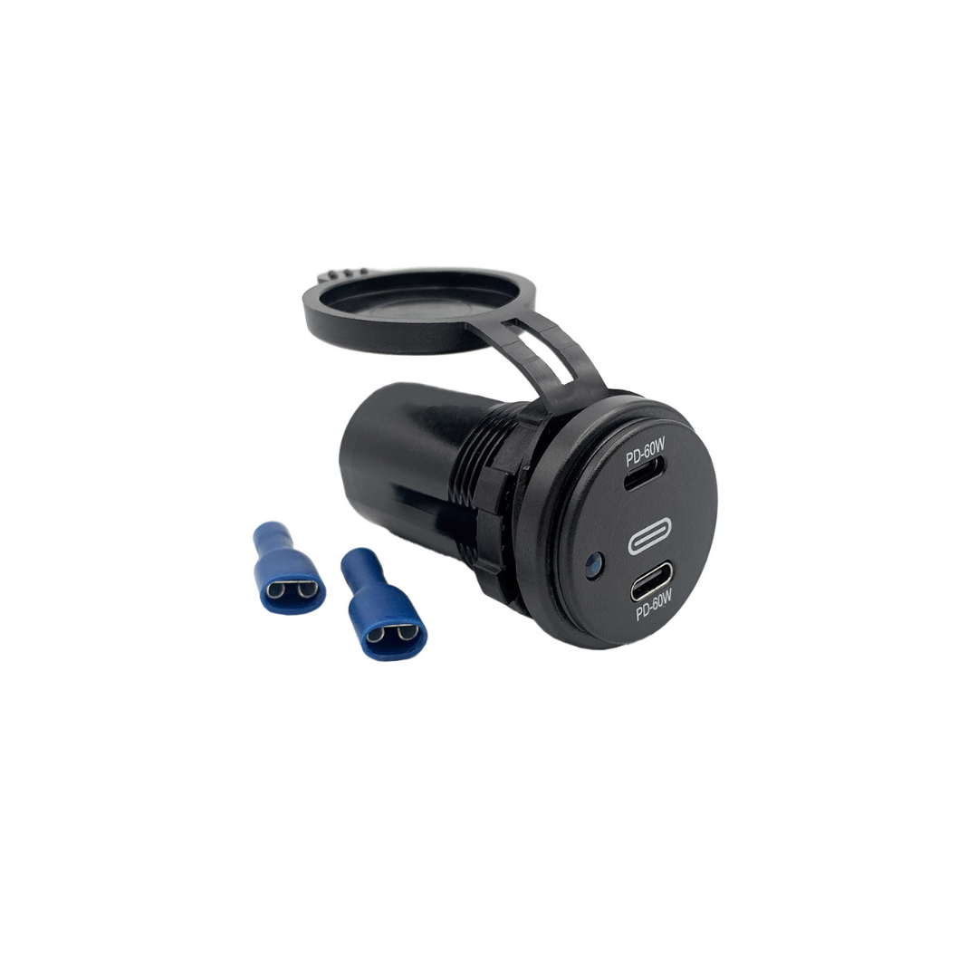 USB Doppelsteckdose 5-20V - 60W