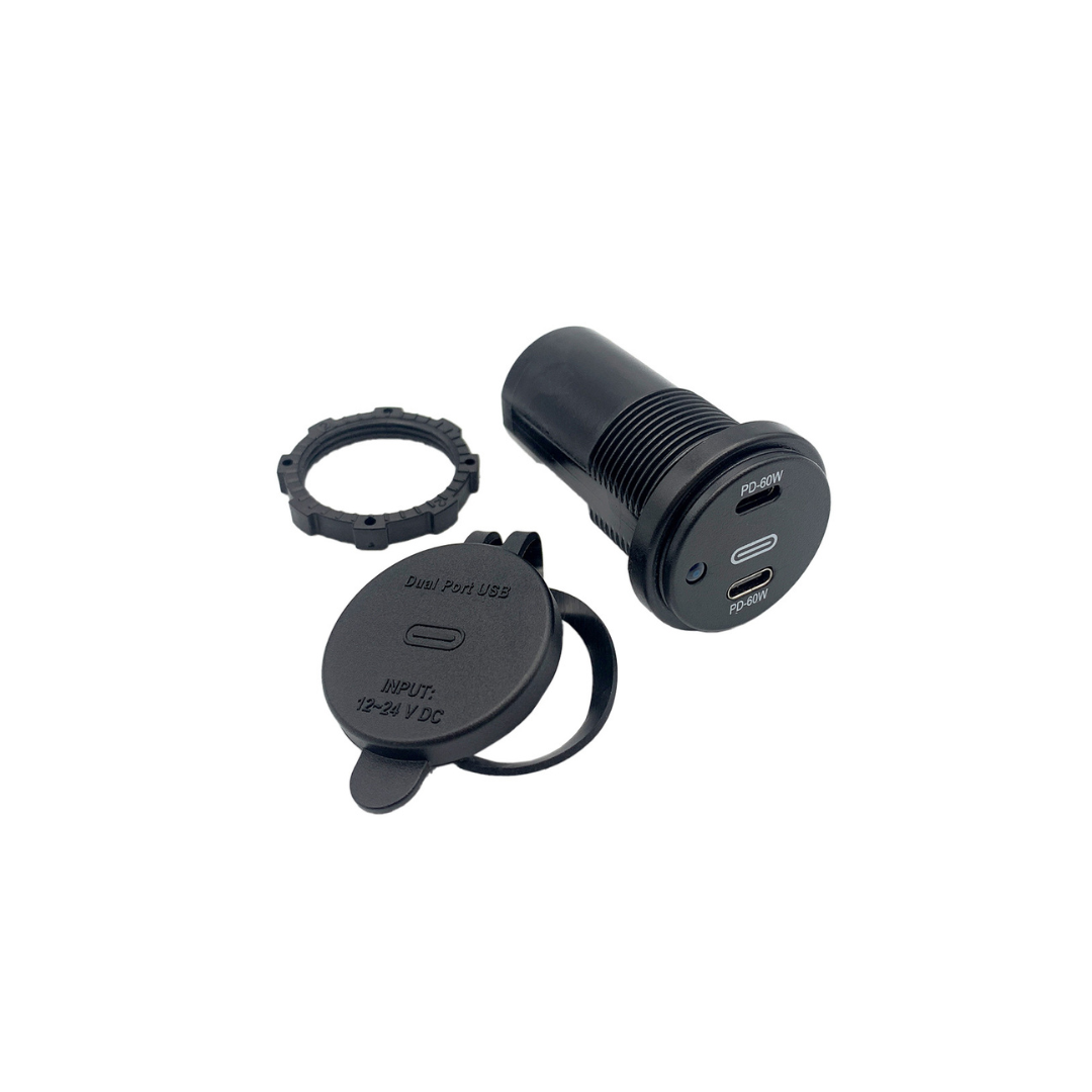 USB Doppelsteckdose 5-20V - 60W