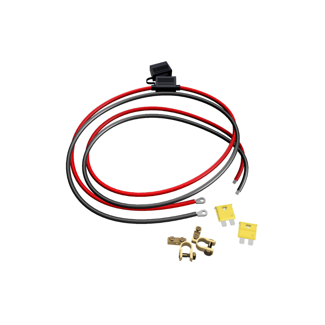 Batteriekabel 1,5 m 6 mm² M8 mit Sicherungshalter & Polklemmen