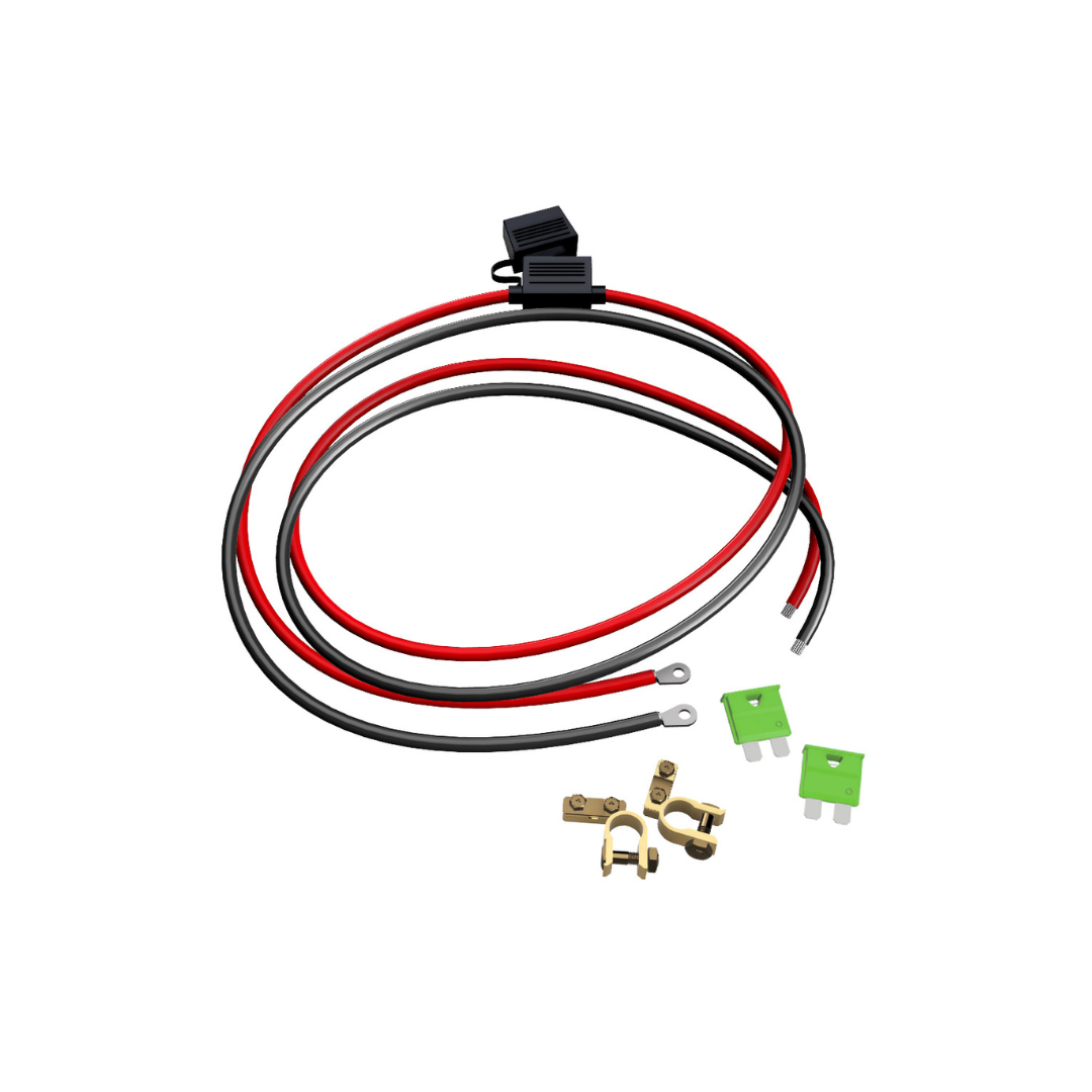Batteriekabel 1,5 m 6 mm² M8 mit Sicherungshalter & Polklemmen