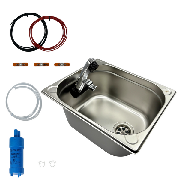 Waschbecken Campen Edelstahl