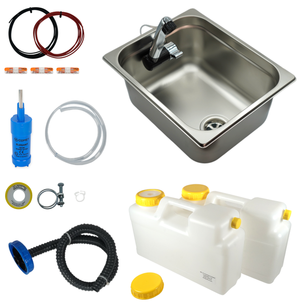Camping Spülbecken Set 2 x 12 Liter