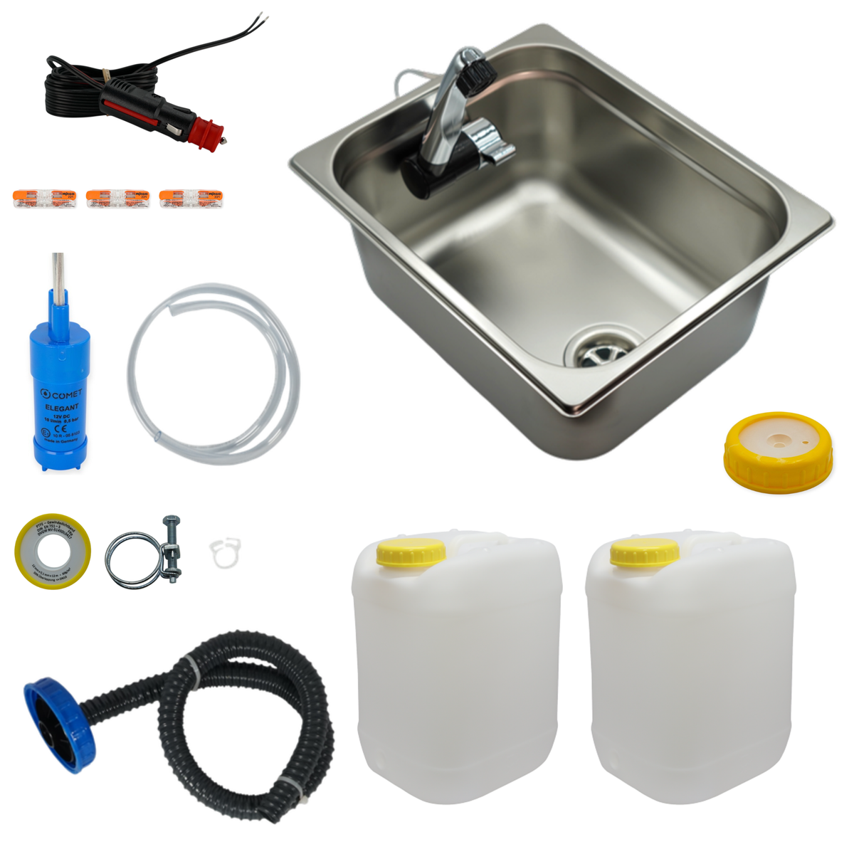 Camping Spülbecken Set 2 x 20 Liter