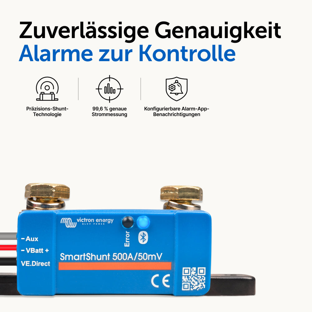 SmartShunt500A_IP65 Alarmkontrolle