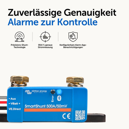 SmartShunt500A_IP65 Alarmkontrolle