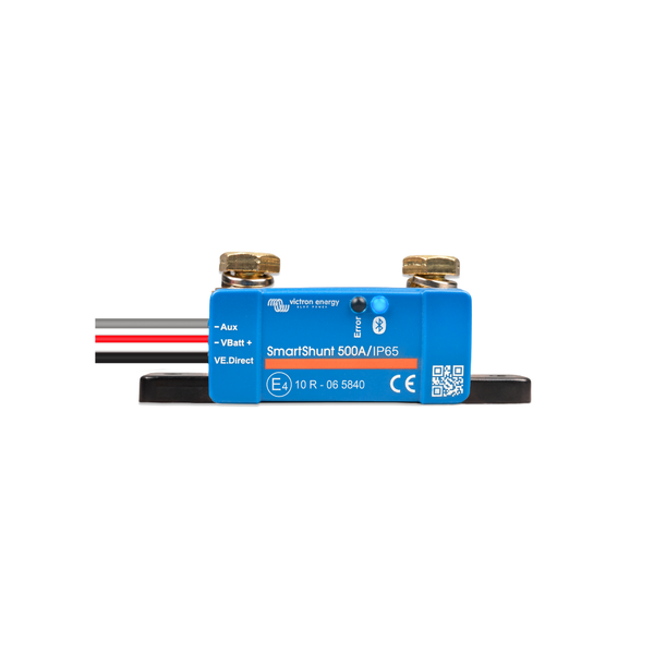 Victron SmartShunt IP65 500A – intelligenter Batteriewächter