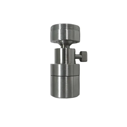 Drehbarer 2-Strahl-Perlator mit Volumenregelung M24x1 – Edelstahl